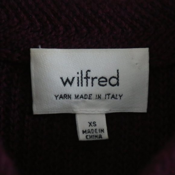 Wilfred 100% Wool Palmier Sleeveless Knit Sweater Tunic Style Shirt - Picture 3 of 7